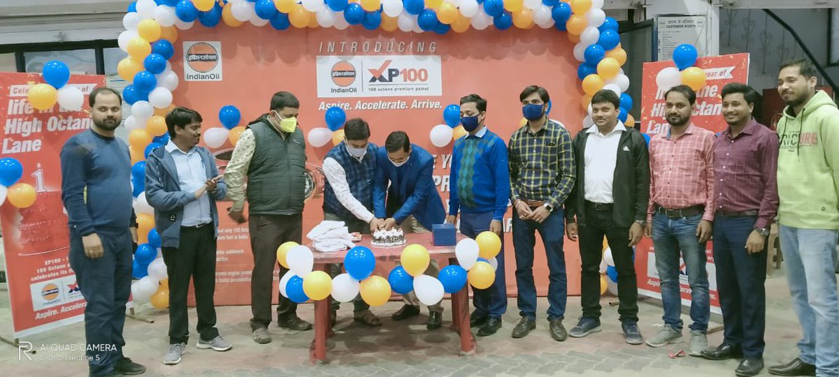 XP100 Anniversary celebration at RO Krishna Fuel, Muzaffarpur