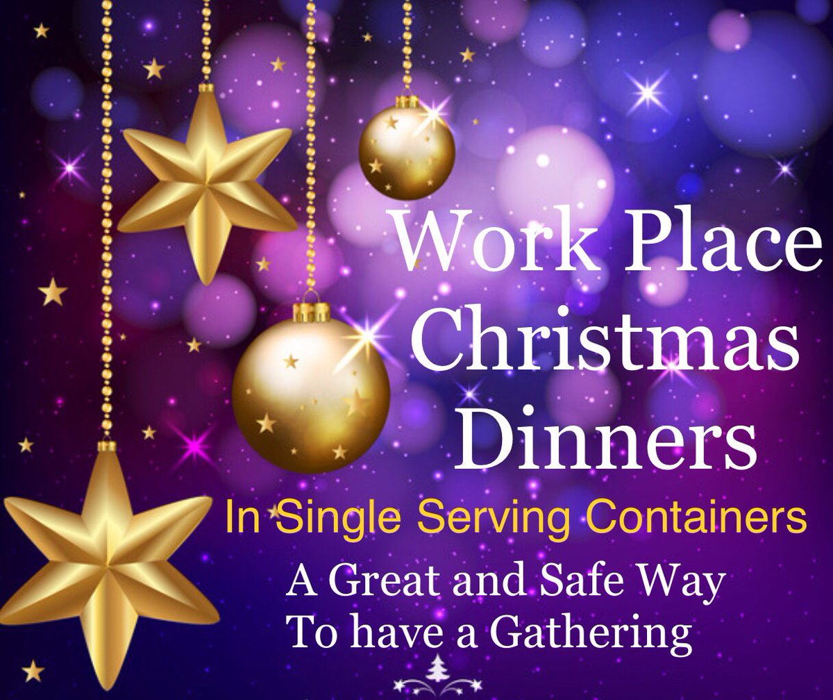 Thepurpleperogy's tweet photo. Work Place Christmas Dinners just got so much easier.  We offer Single Serving Catering with delicious options.  Click on our “Menu” tab and view Single Serving Catering Menu.  Call Lisa at 780-217-5099 for more details. https://t.co/1fxQL4oibQ