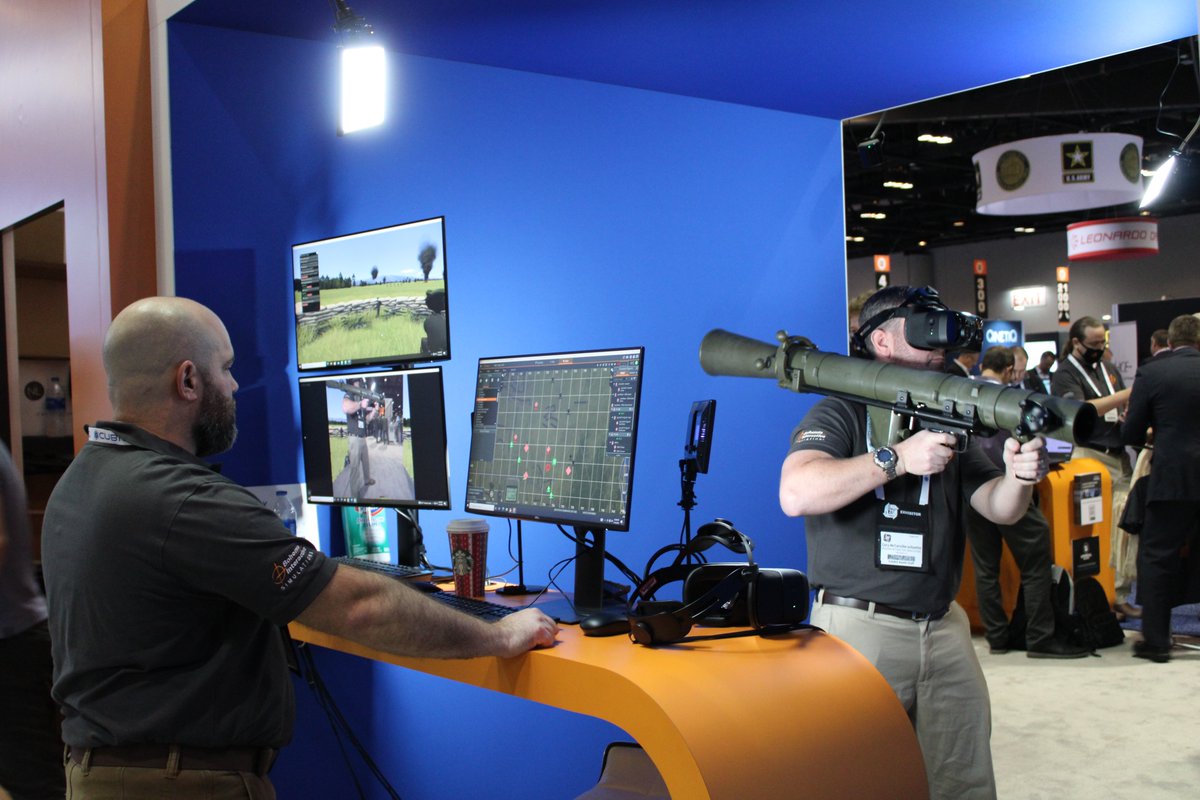BISimulations's tweet photo. We’re gearing up for Day 3 of #IITSEC2021. Fantastic to get to see longtime friends and customers as well as meet new ones in person. Find us at booth 1071. #KONGSBERG #BAESystems #TerraSim #BugeyeTechnologies #SASimulations #JRMTechnologies #Varjo #VRGineers #JRMTechnologies https://t.co/n4vAPDwwrO