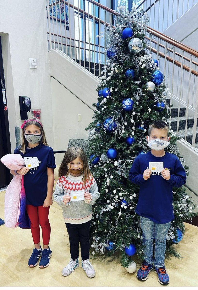 Grateful for science.
Proud of my kids.

They understand that vaccines protect them and their friends. 

Excited for a holiday season with a fully vaccinated household. 🎄