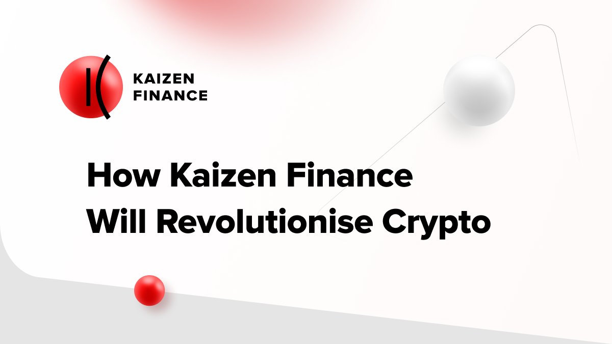 kaizen_finance's tweet photo. We are sure you well remember that Community Sale comes Friday, December 3rd, 14:00 UTC 🕑

In the meantime, check the article by Solstarter experts on how Kaizen will change the crypto forever 👉 https://t.co/beUnMC9b6k . Just imagine, you are a part of this revolution 😉🚀💥 https://t.co/eI3tkwzacM