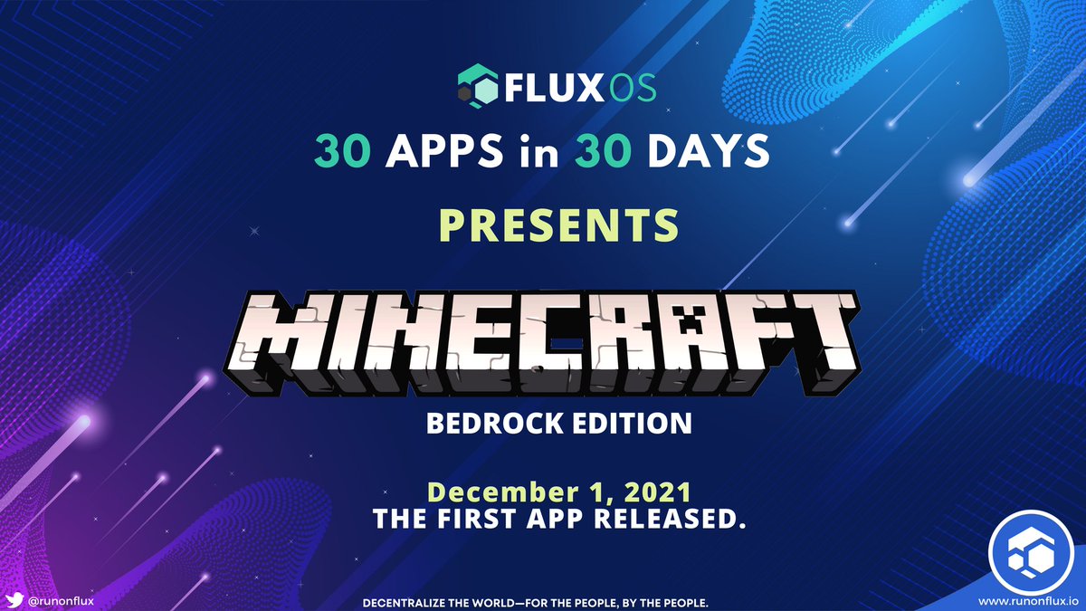 Flux_France's tweet photo. J1 Serveurs  Minecraft (avec protocole UDP). Jouable sur Win/Xbox/Switch/Playstation/iOS/Android en utilisant le port  31906. https://t.co/BiaAlanNif apps pour récupérer une IP et commencer à jouer ! Faites votre serveur et gagnez  $1000 en $Flux pour le meilleur !

#30in30 #Flux https://t.co/9Kb6Fc6e4j