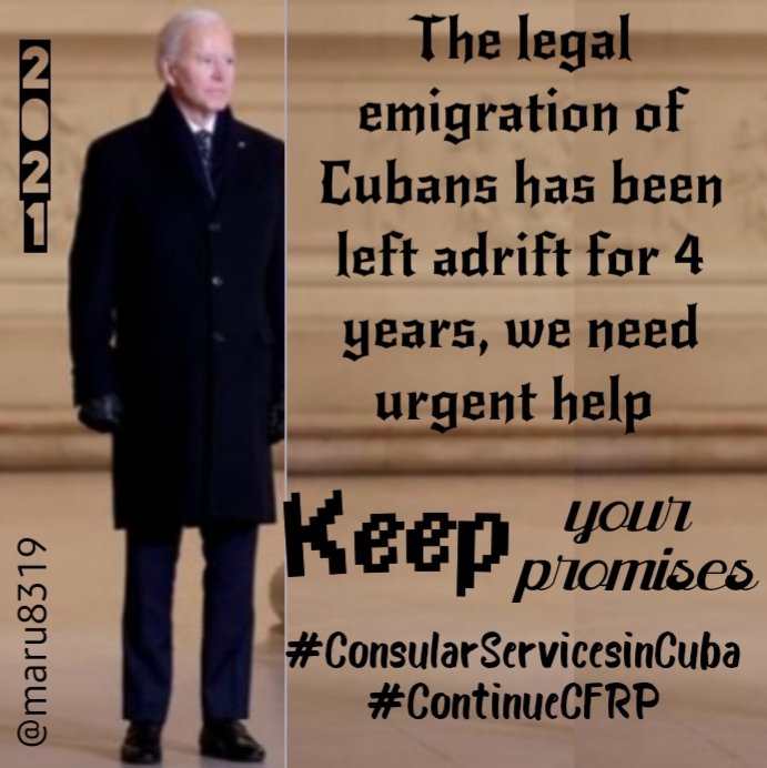 IsisMairen's tweet photo. Since 2017, the cuban families in legal reunification processes have been in a migratory limbo. Ignored and paying for something we dNOT do! 4 years laters is still the same! PLACE ANY SANCTIONS ON THE REGIME BUT NOT THE FAMILY @Cartajuanero #ConsularServicesinCuba #continueCFRP https://t.co/rfebqC3WDJ