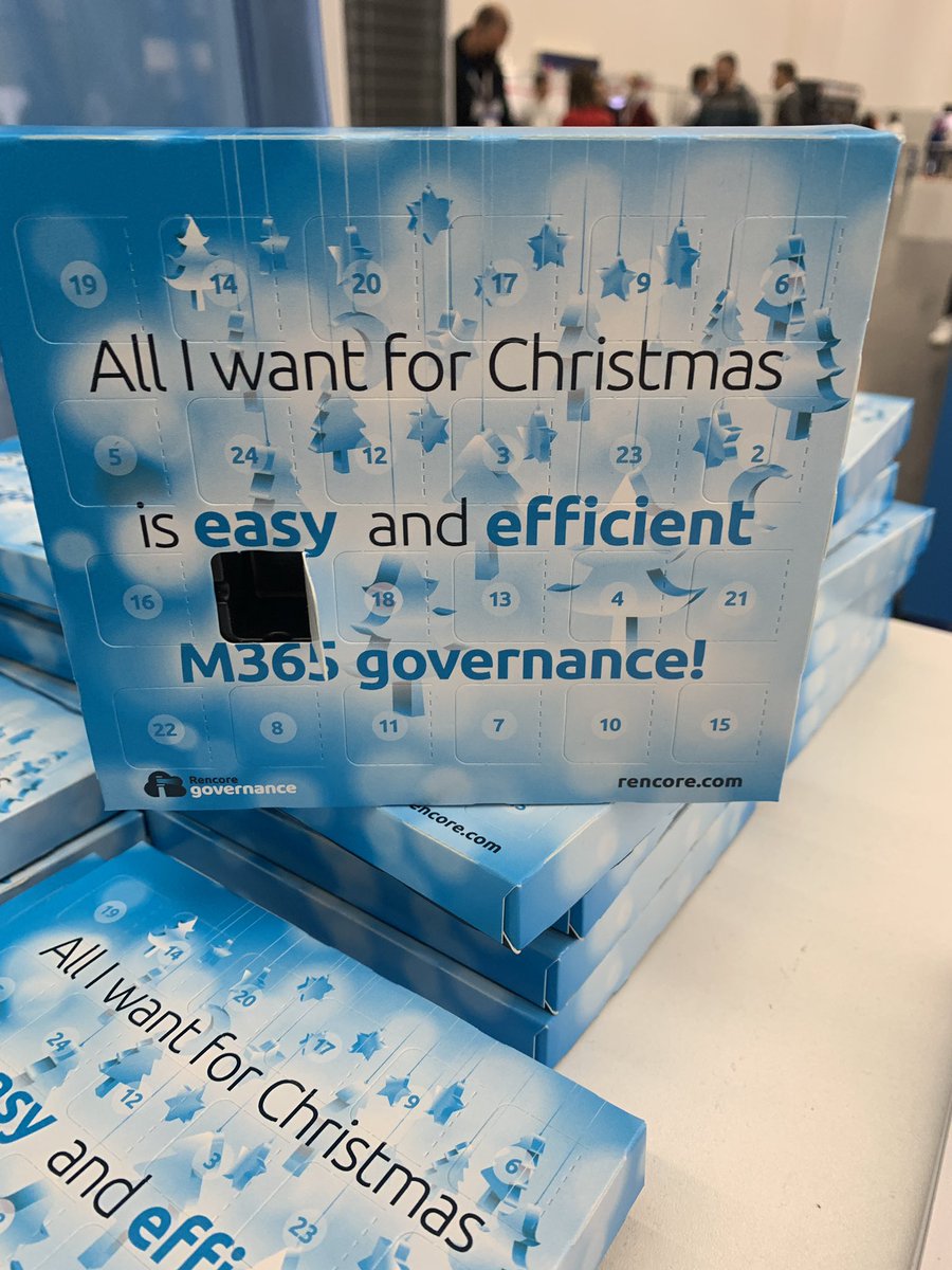 matt_sei's tweet photo. It‘ December 1st at #collabsummit High time to get your favorite advent calendar at the @Rencore booth 35 #itsthattimeofyearagain https://t.co/H4kRRmTS6U