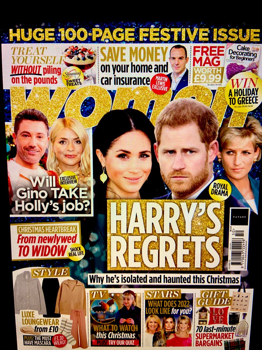 Fannytango's tweet image. Pick up the new @WomanMagazine Woman Christmas bumper! @Ginofantastico gives a great interview, @SlimmingWorld sweet treat recipes, Martin Lewis helps you save money, last minute supermarket bargains and a free mag worth £9.99. Plus! Win a holiday to Greece. Happy  Christmas 🎄🎅🏻