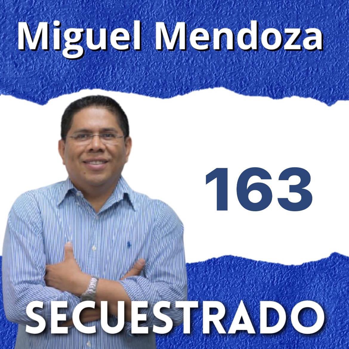 Mmendoza1970's tweet photo. Libertad para Miguel Mendoza. Cumple 163 días de secuestro. Es inocente. https://t.co/M6eEupDvbi