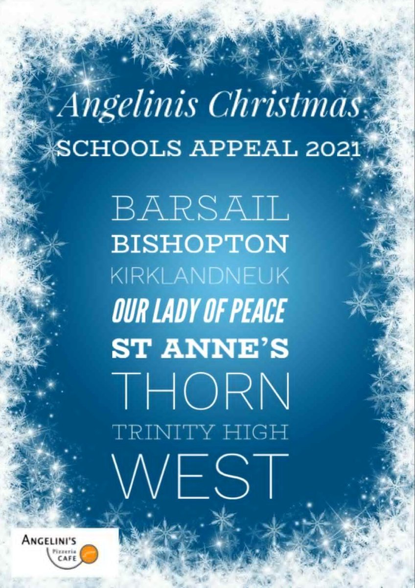 A massive thank you to everyone who voted for our school community. Thank you to <a href="/angelinis_pizza/">Angelini’s Pizzeria</a> for organising wonderful and thoughtful appeal.