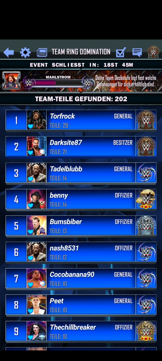 Trd abgeschlossen 😉 #wwesupercard #saison8 #trd #allesfürsteam💯