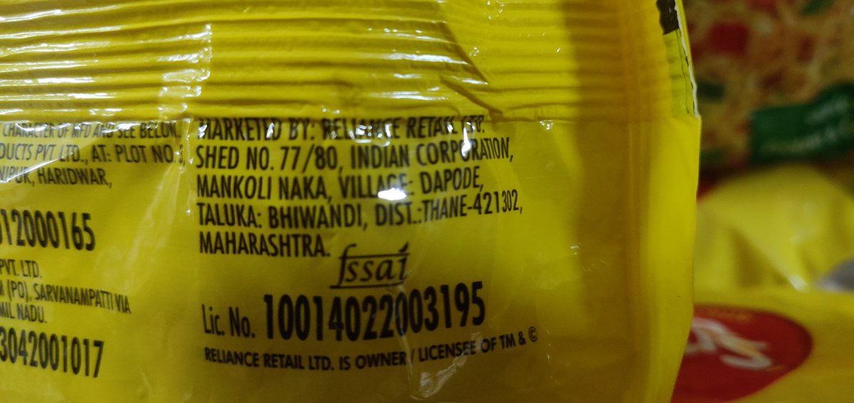 anubhavsays's tweet photo. Reliance gets into noodles business. #snactac Bit expected, bit surprised -;) https://t.co/4CH20YaN3g