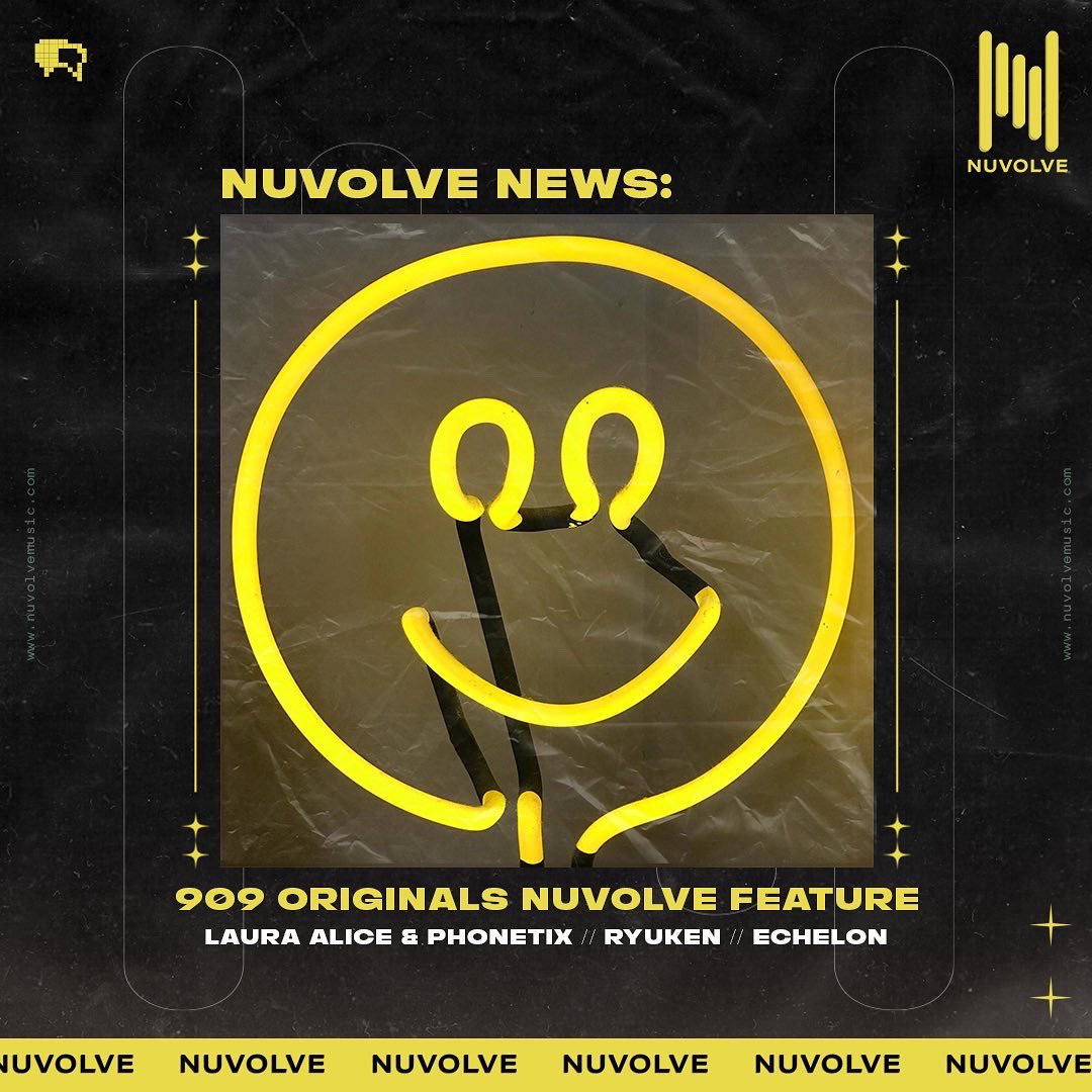 NuvolveMusic's tweet photo. 🔥 Huge thanks to @909originals for a brilliant NUVOLVE feature interviewing Laura Alice, @RobPhonetix , @officialryuken and Echelon!
➡️➡️➡️Read the full piece here: https://t.co/J98aEJn7eV
#ukgaragemusic #ukgaragescene #nuvolvemusic https://t.co/18xaufQGuo