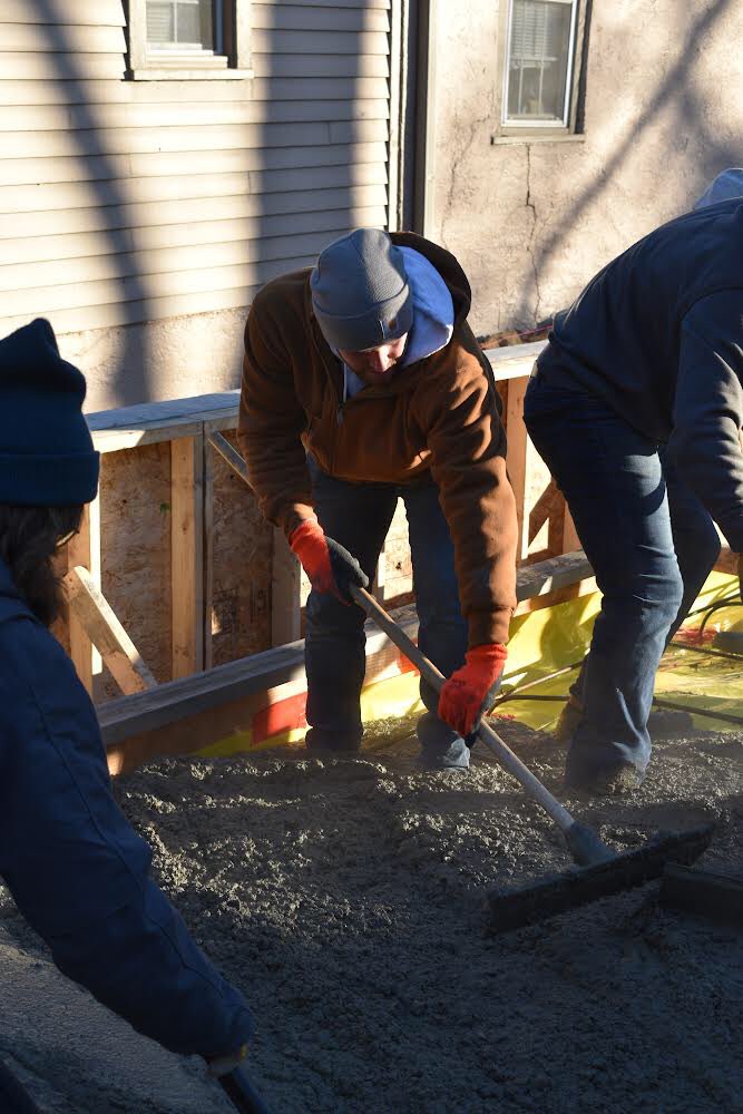 Right before Thanksgiving we got our house slab poured along with the garage slab. Thankful for nice weather and good pours! #Studio804