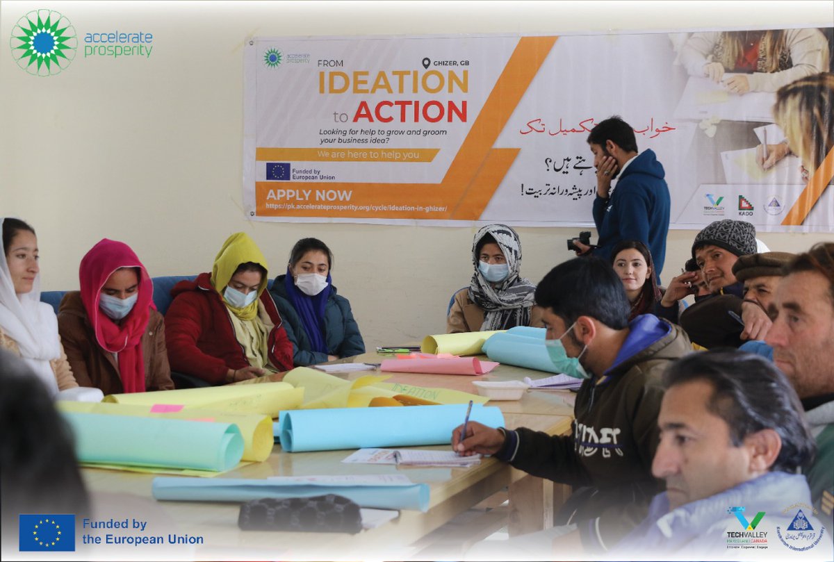 TechValleyPak's tweet photo. Second day of Ideation to Creation Bootcamp in Ghizer, #GilgitBaltistan! 🥳 

Highly appreciate all the participants for their great enthusiasm and interest in different activities organized under the #BootCamp.

#FastTrackYourGrowth #Ideation2Creation #GB https://t.co/MdoDlUh88o