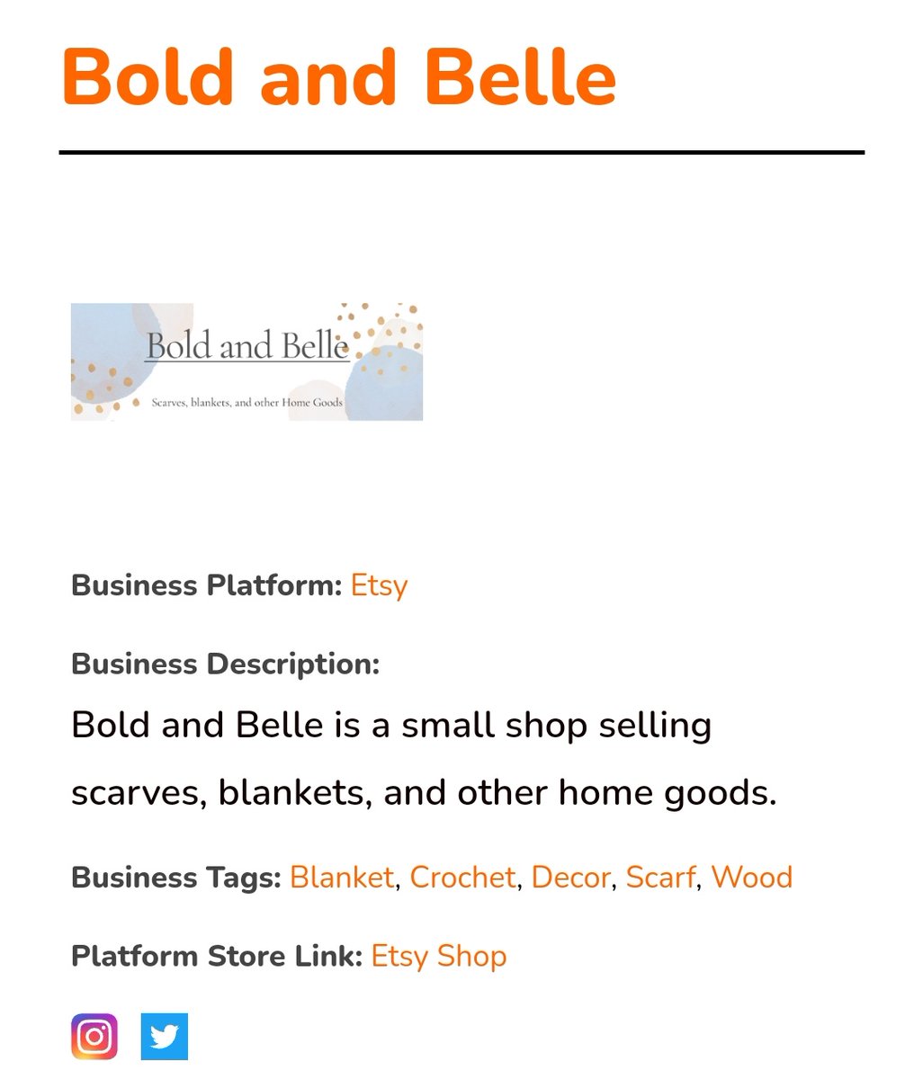 MHHSBD's tweet photo. Thank you @boldandbelle3 your new My Helpful Hints Small Business Directory listing is now live. Want your business listed? Pop over to the My Helpful Hints website and check out the business directory!
#SmallBusiness
#MyHelpfulHints
#MHHSBD
https://t.co/LUVyjOhE3i https://t.co/N4OHdZ4VBh