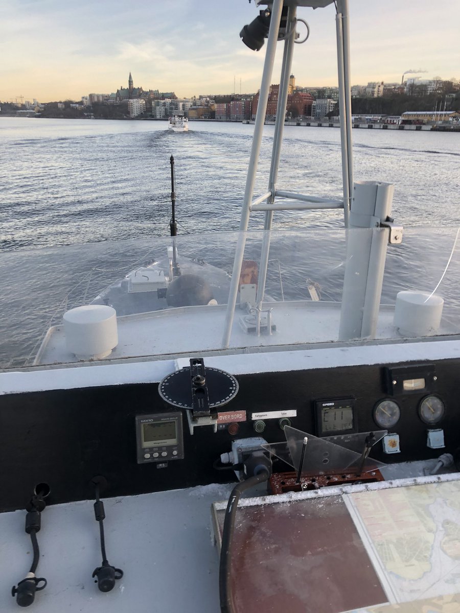 MatsDjurberg's tweet photo. I dag för 80 år sedan sjösattes @Sjohistoriska’s museifartyg minsveparen M20 - snart ankommer vi till Plyms varv i Saltsjöbaden där hon byggdes år 1941 https://t.co/9sCThCdy63