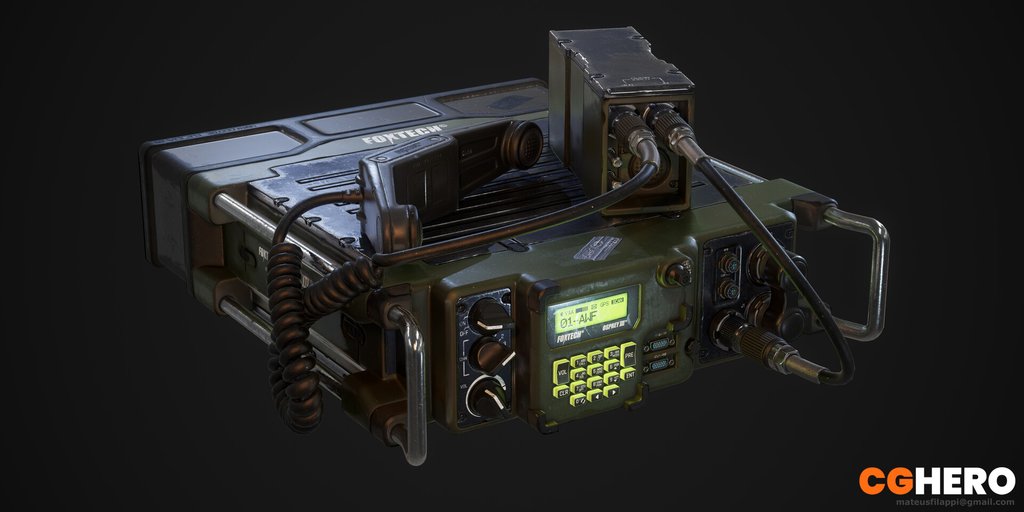 cghero's tweet photo. What do you think of this game-prop of a military radio? Created by our hero Mateus 🔥
Don't miss his portfolio ➡️ https://t.co/ZxRjT4B9e6
.
.
.
#3dmodels #allegorithmic #gameartwork #gameassets #gameasset #gameprop #gameprops #zbrushartist #cghero https://t.co/ENuNbZmtq3