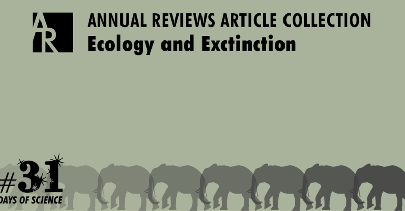 AnnualReviews's tweet photo. In the last 500 years, human activity is known to have forced 869 species to #extinction - @IUCN
14 reviews: Download for free.
Our experts review human impact on biodiversity, adaptive genetic reactions to environmental change, and prevention of extinction. #31daysofscience