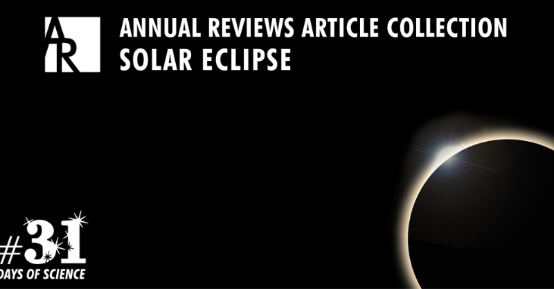 AnnualReviews's tweet photo. Total #solareclipses happen approximately once every 1.5 years - @NASA
8 reviews explore our understanding of #solaractivity. Download for free. #31daysofscience