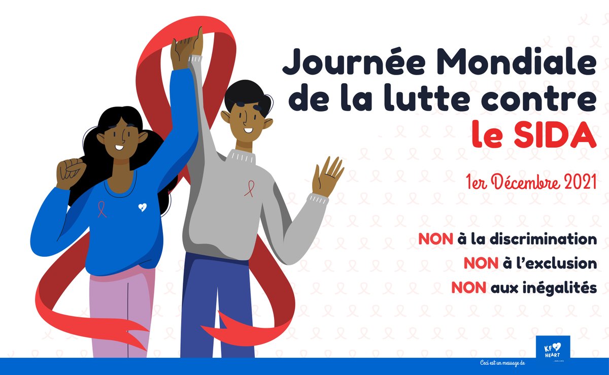 Kf_Heart's tweet photo. Journée Mondiale de la Lutte contre le SIDA - 01/12/2021

Les préjugés sur le VIH sont facteurs d'isolement pour les personnes séropositives et la stigmatisation éloigne les gens du dépistage.
@Kf_Heart dit NON!
#AIDSWorldDay #KF47 #KF48 #KFHeart https://t.co/6tkph8bbsL