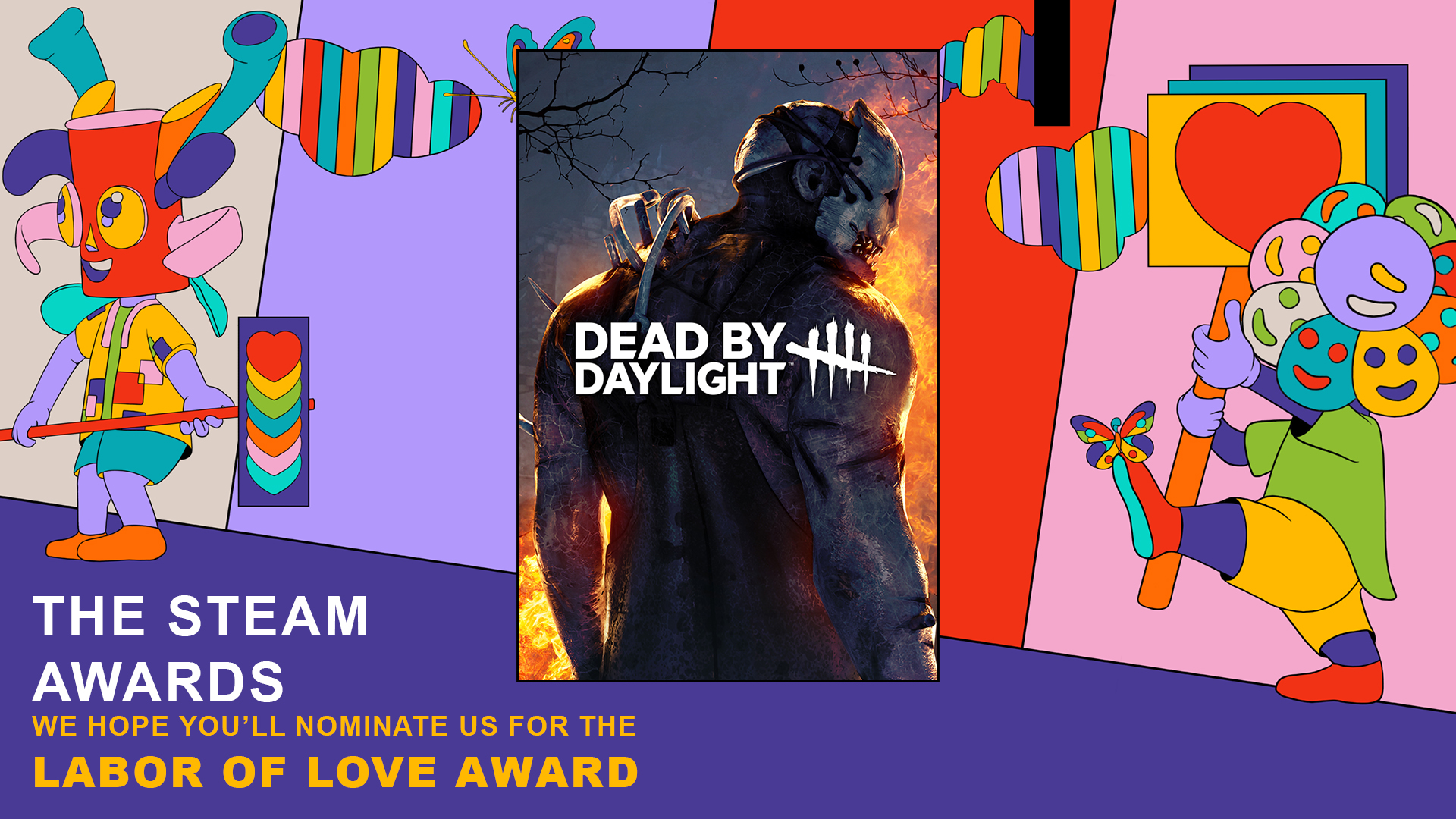 Dead By Daylight It S Been An Incredible 5 Years And Counting For Dead By Daylight There S A Few Hours Left To Nominate Dead By Daylight In The Labor Of Love