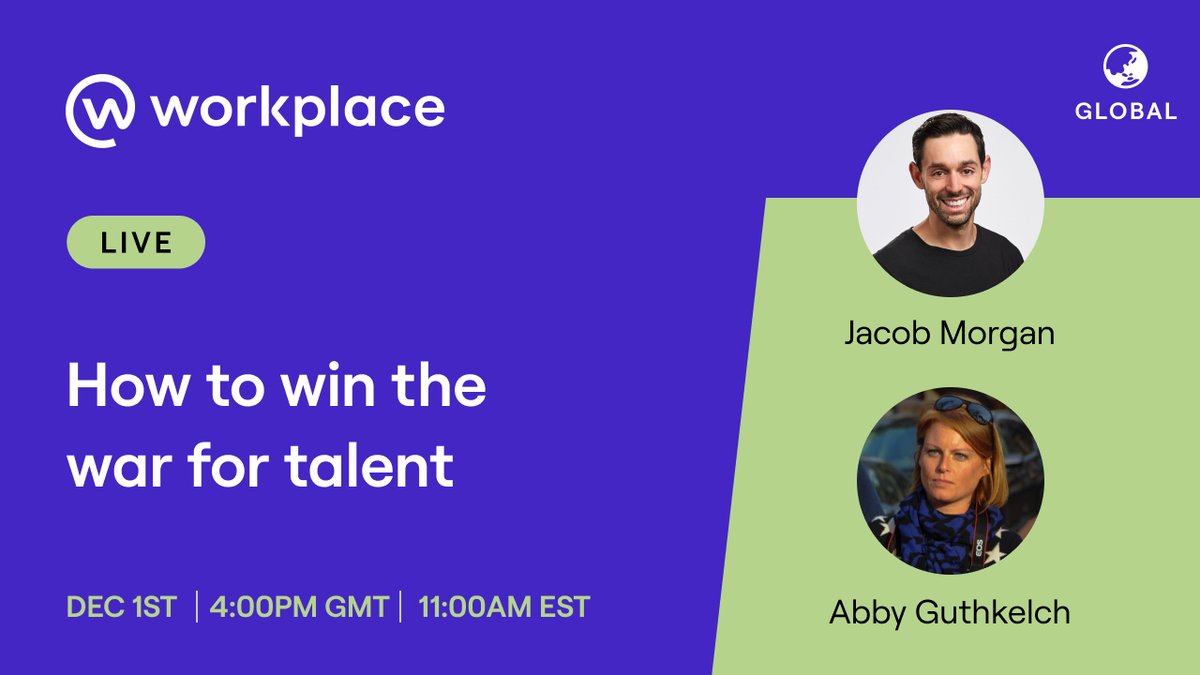 jacobm's tweet photo. Excited to be at the final #WorkplaceLIVE today with the @WorkplaceMeta team. See you at 4PM GMT and let's talk about turning the #greatresignation into an opportunity!
Save your spot here: https://t.co/Dr6ddwu5zy
#futureofwork #employeeexperience #businessstrategies https://t.co/4k7I8WjV2e