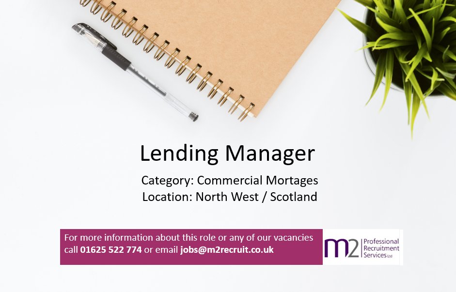 *** New Opportunity *** Lending Manager - Commercial Mortgages - North West / Scotland - See more at: lnkd.in/e5fzsDMv #opportunity #comercialmortgages #financialservices #lendingmanager