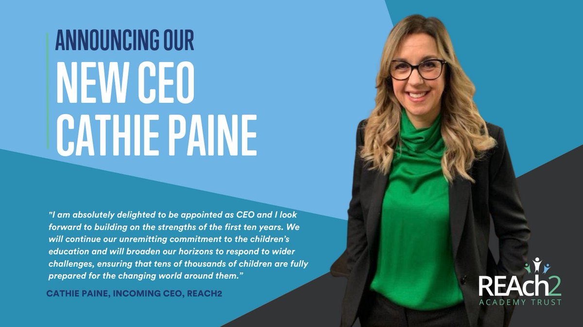 We are so delighted to have appointed an exceptional leader <a href="/cathiepaine/">Cathie Paine CBE</a> as our new Chief Executive. We look forward to working alongside her in the development of a continued, compelling vision for the Trust. Read more at bit.ly/31aaxCB  #ChiefExecutiveOfficer