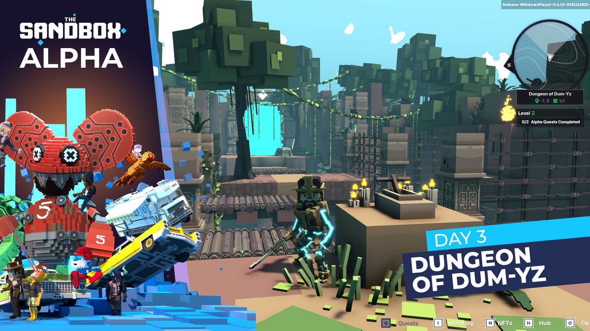thibaultsimar's tweet photo. It's already DAY 3 of the Alpha, this time with our first solo experience - fight your way through a dungeon full of traps and race to the end!
@TheSandboxGame https://t.co/r1k0C4XMxb
