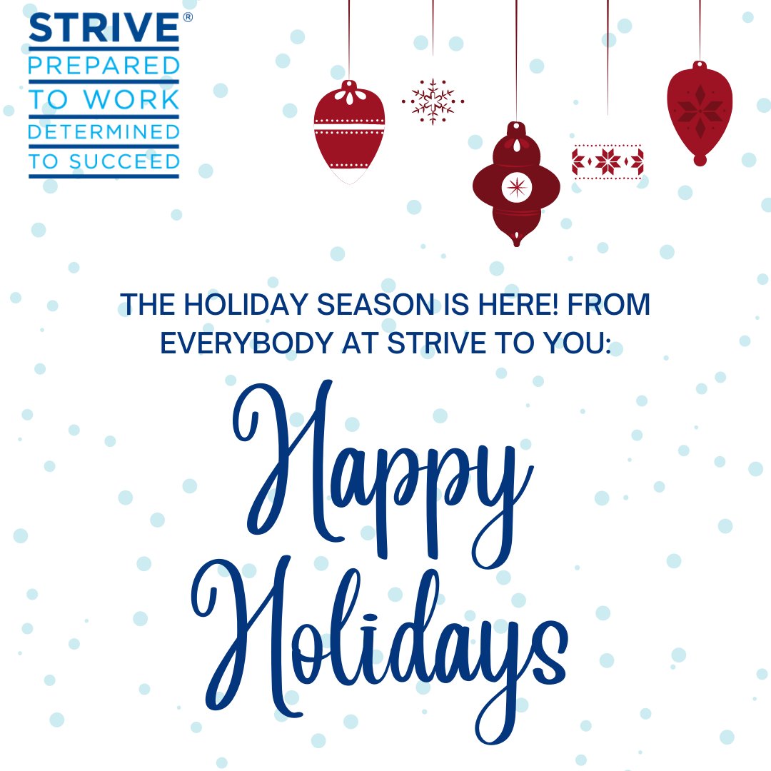 STRIVEINTL's tweet photo. Happy Holidays! #seasonoffun #holidays #happy #staysafe https://t.co/lNCevrEtcU
