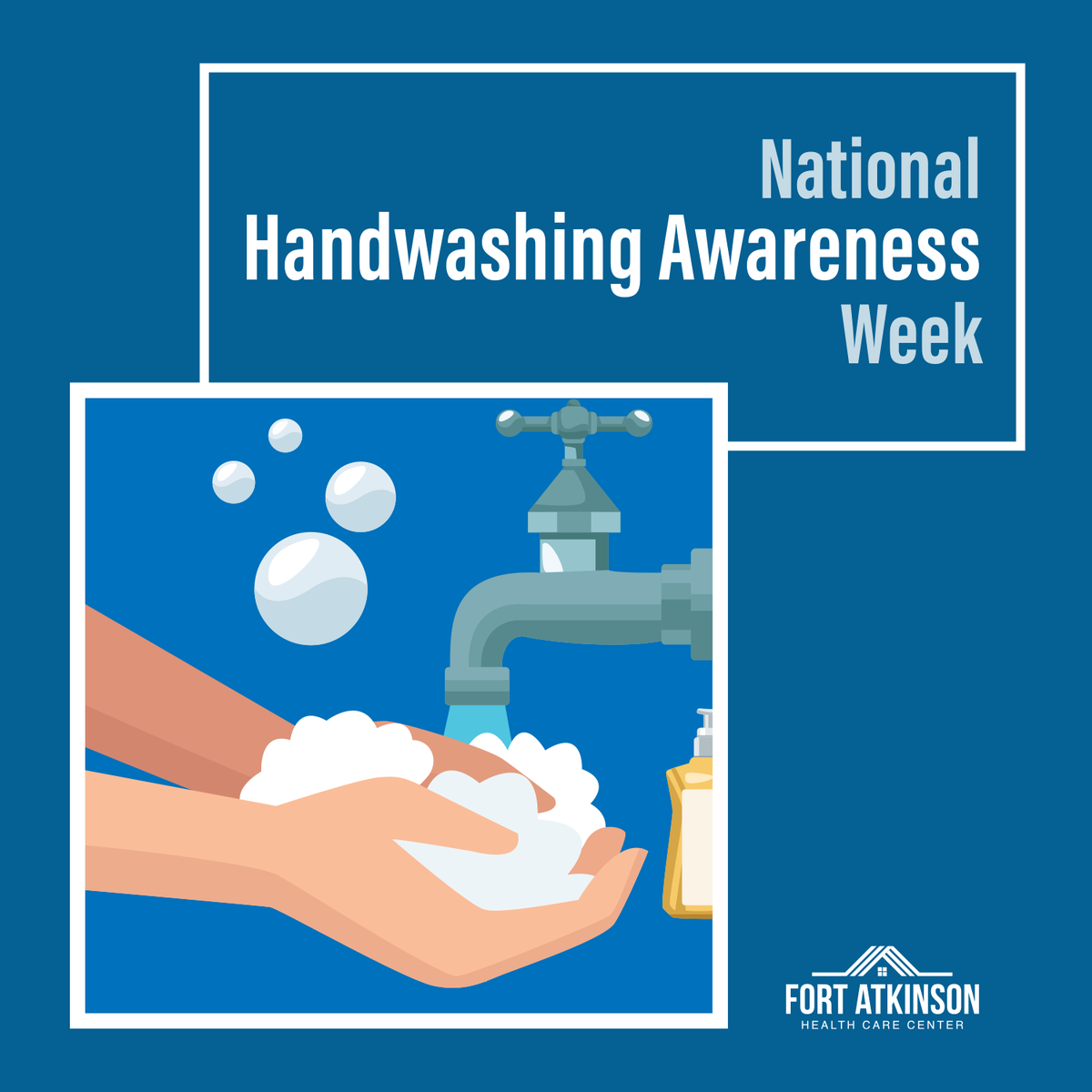FortAtkinsonhcc's tweet photo. #NationalHandwashingAwarenessWeek serves as a reminder that handwashing with soap and water is one of the best steps we can take to avoid getting sick and spreading germs to others.
#handwashingawareness #washyourhands #staysafe #livesafe #hygiene #handhygiene https://t.co/xVsAtbFYL1