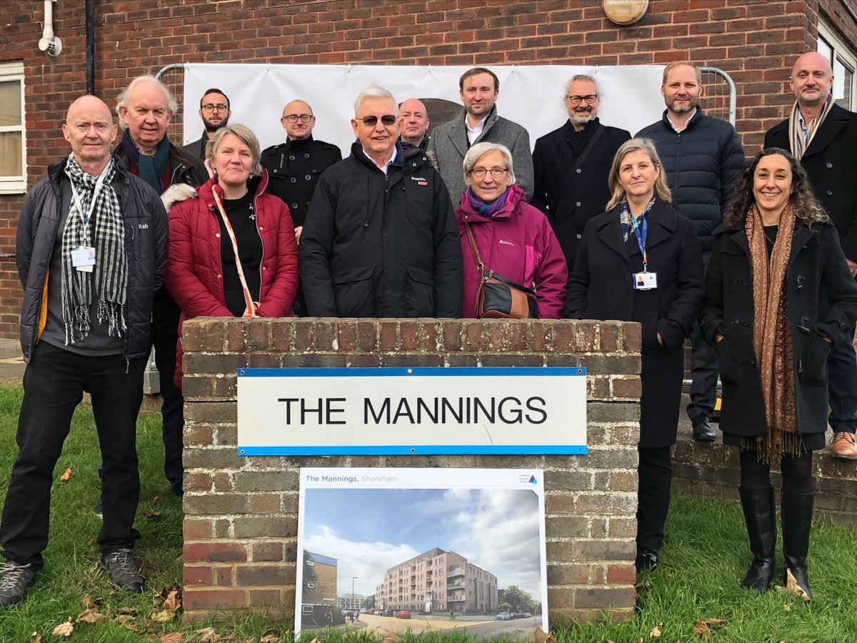 SouthernHsg_UK's tweet photo. We recently hosted a kick-off event to showcase plans for The Mannings in Shoreham-by-sea π
The Mannings will see @RealPlacesLtd replace an existing low-rise building with new #AffordableHomes, set to begin in January π
Find out more: https://t.co/fDoMMRFlBd
#SHGCommunity https://t.co/kxSgQ9mJXv