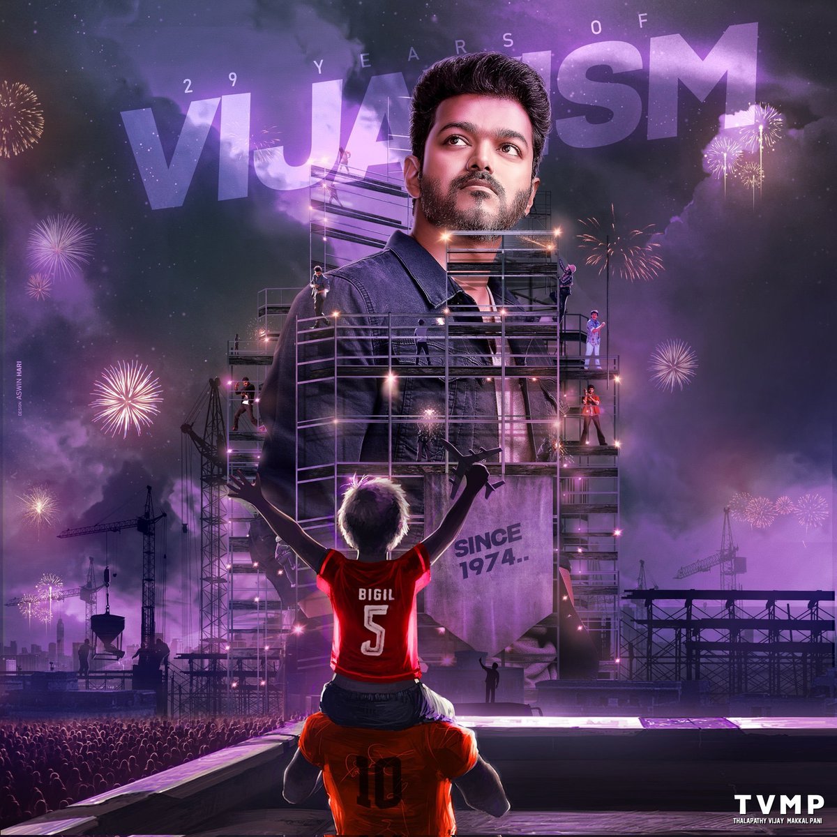 thisiisjk's tweet photo. The Man who has a Strong Place in the Hearts of 6 Month baby to 60 Years old Human 💫 #Thalapathy @actorvijay Anna ❤️
Completing 29 Years in His Industry ✨
A Special Poster for it by @Official_Tvmp Team .
Design by @Aswinhari_Offl
#Beast #Tvmp_SplPoster https://t.co/xAU6V0R87r