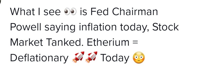 MilesTaylor47's tweet photo. #TellorX 🧐 $TRB Deflationary Just  like $ETH Market Stand Out Yesterday 😉 https://t.co/8LCvL0XIVS