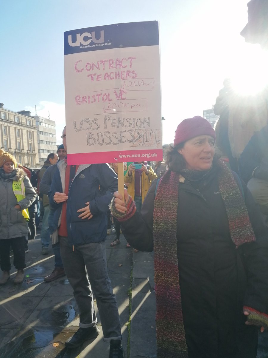 Dr Jessie Abrahams (@abrahamsjj) on Twitter photo Solidarity to everyone out on the picket lines today ✊🏽✊🏻✊🏾✊🏿 We have a lot to fight for #FourFights #PensionsDispute #Inequality #Casualisation <a href="/Bristol_UCU/">Bristol UCU</a> #BristolUCU @arathings Solidarity to everyone out on the picket lines today ✊🏽✊🏻✊🏾✊🏿 We have a lot to fight for #FourFights #PensionsDispute #Inequality #Casualisation <a href="/Bristol_UCU/">Bristol UCU</a> #BristolUCU @arathings