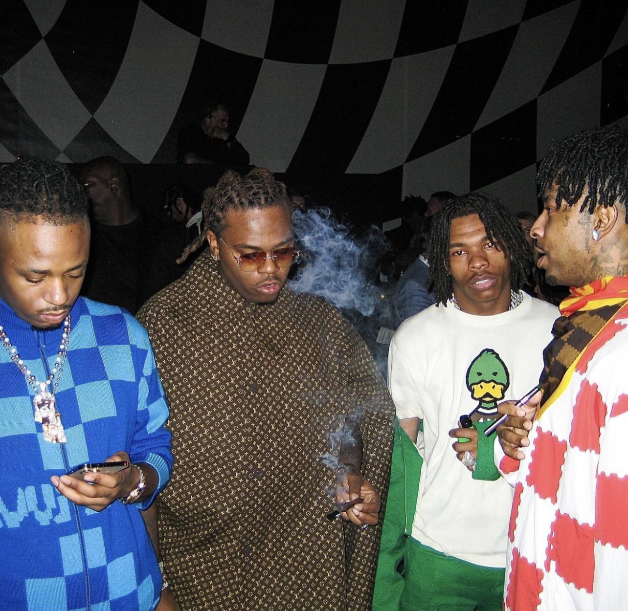 The Source Magazine on X: Gunna, 21 Savage, Ye, Lil Baby, Metro Boomin  attend Virgil Abloh's last LV collection at Art Basel✨✨✨🕊 #VirgilWasHere   / X