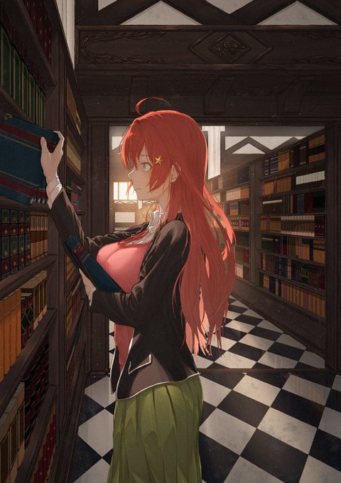 𝓡𝓮:𝓲̨さんがTwitterに投稿した中野五月(五等分の花嫁)のイラスト。