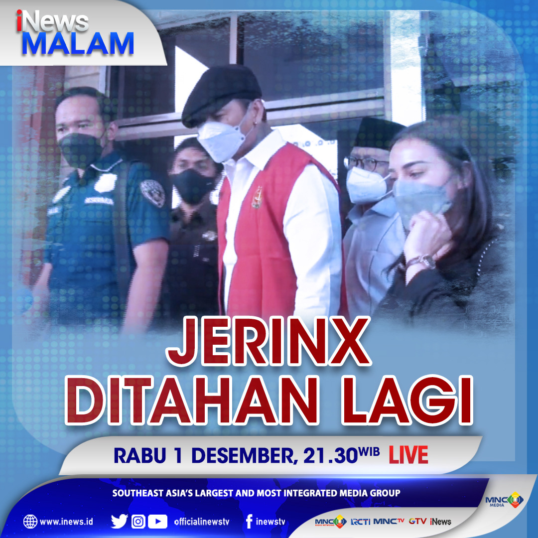 SeputariNews's tweet image. Usai menjalani pemeriksaan selama beberapa jam, tersangka kasus pengancaman melalui ITE, Jerinx SID resmi ditahan selama dua puluh hari ke depan. Saksikan iNews Malam ''Jerinx Ditahan Lagi" Rabu, 1 Desember 2021, pukul 21.30 WIB, hanya di iNews!

#iNews #iNewsMalam #Jerinx