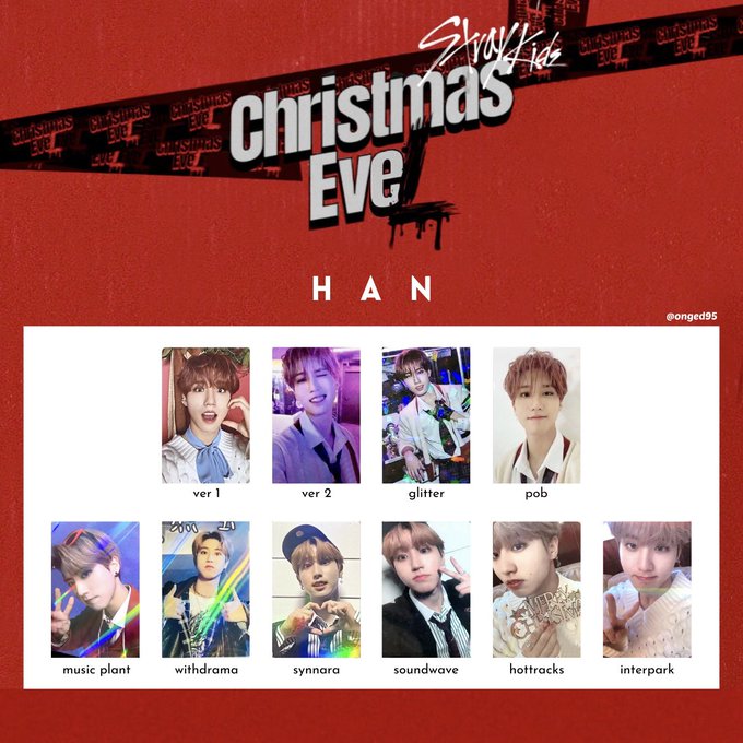 公式 スキズ Christmas EveL 干 インターパーク トレカ リノ