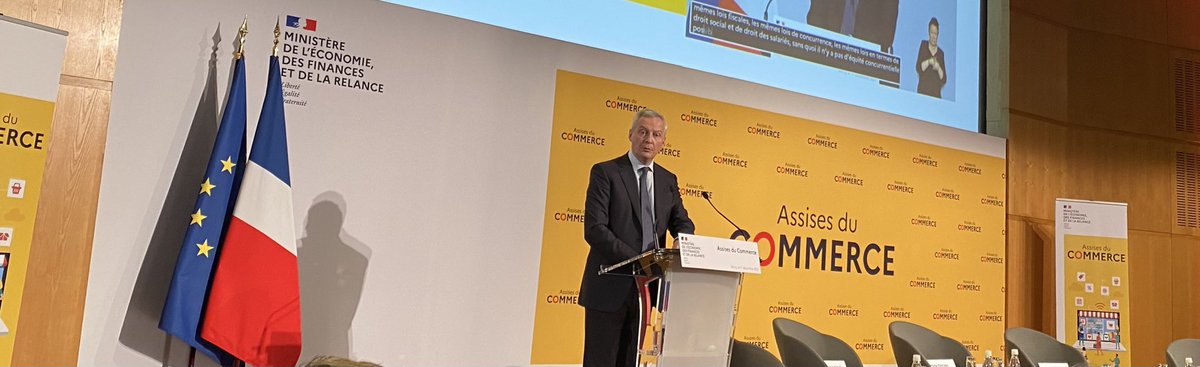 PatrickMartin_1's tweet photo. #AssisesDuCommerce
@BrunoLeMaire :«je serai intraitable sur l’équité concurrentielle entre toutes les formes de #commerce,présentiel ou digital,étranger comme français »
Avançons sans tabou sur ts sujets,notamment fiscaux,la #TASCOM par exemple !@fcd @ccifrance https://t.co/tg6ppXZmvI