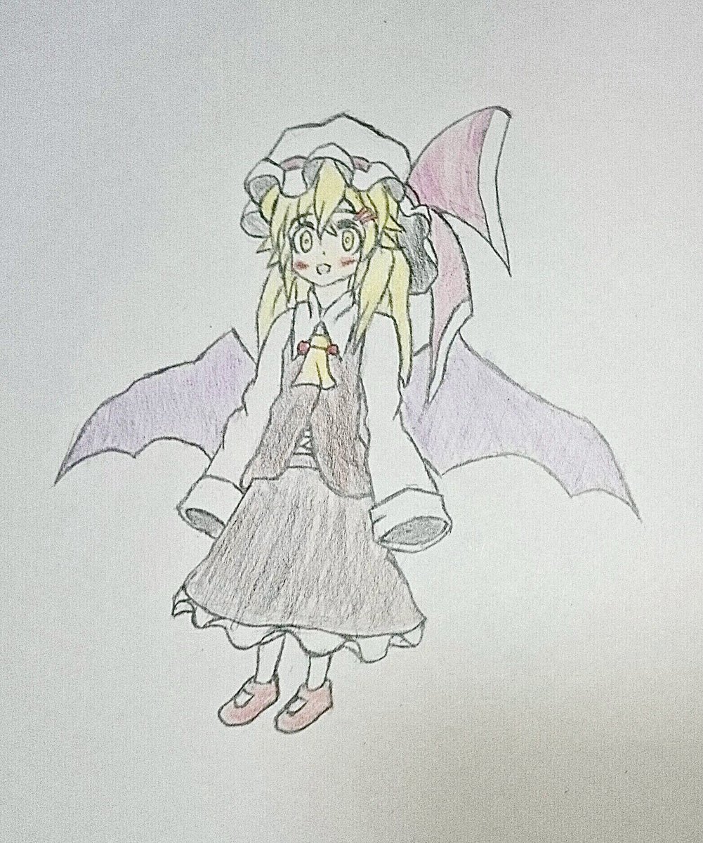 #画力変化ビフォーアフター
6～5年前と今のフランちゃんとソフィアちゃん
昔描いたフランちゃんの面影ほとんど残ってなくない?? 