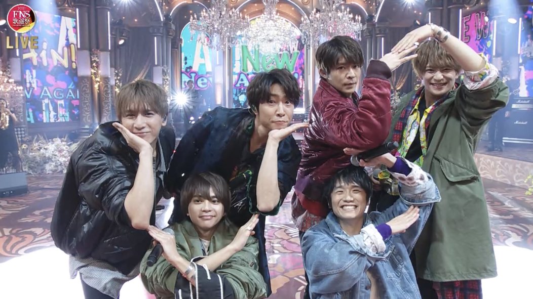 27_kawaii's tweet image. 1年前の今頃はVS魂レギュラーになるなんて知りもしないのに、たった1年でこんな大先輩たちとたっのしそうにFNSに出て歌って踊ってる浮所くんなんて夢にも思わないよねえ夢かな本当に可愛いなにこのわちゃわちゃVS魂メンバー可愛いええん優しい人しかいない世界えええん #VS魂 #FNS歌謡祭2021 #浮所飛貴