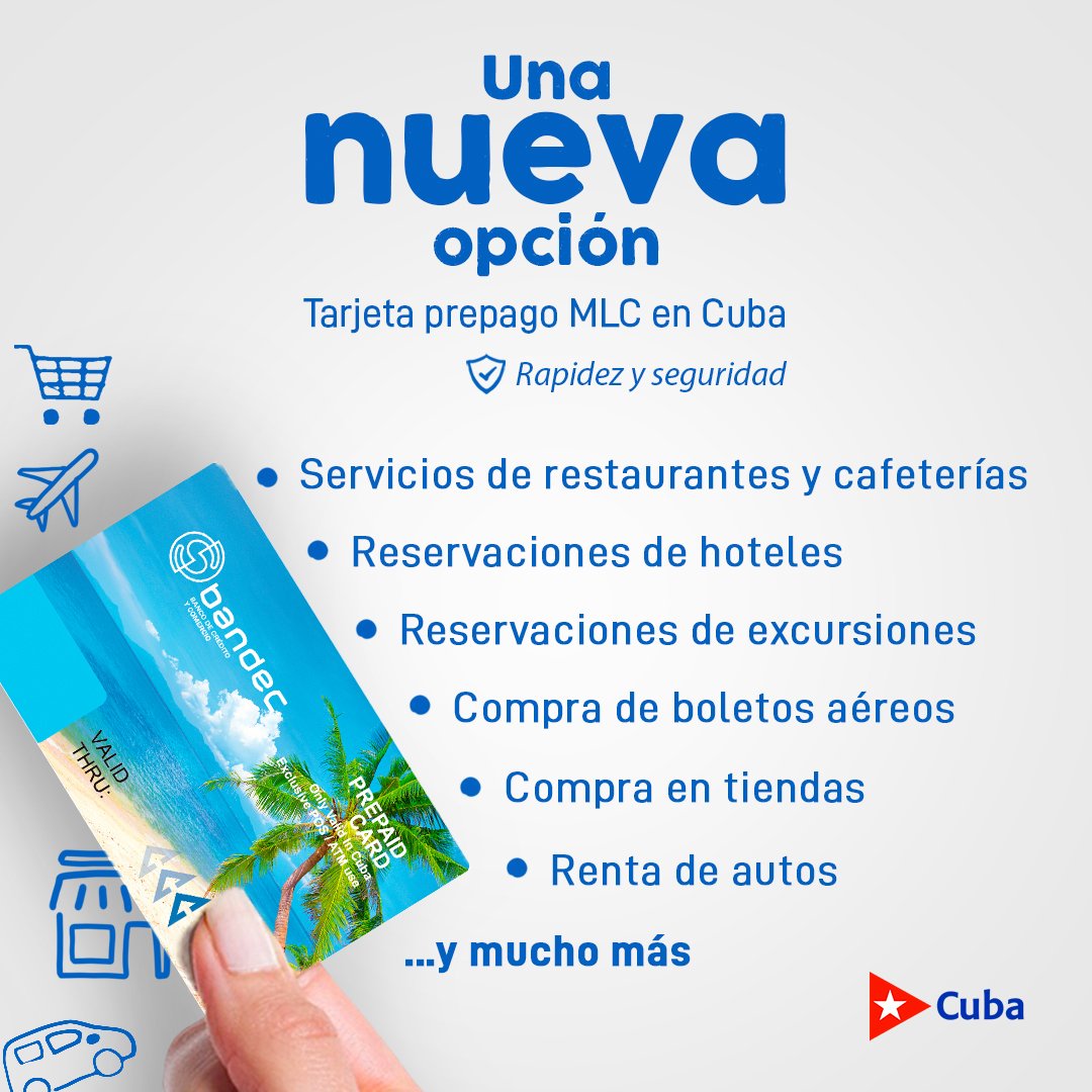 En #CADECA puede adquirir tarjetas prepago en MLC para pagos de bienes y servicios. Brindamos más que un #CambioSeguro <a href="/cadecaoficial/">CADECA Oficial</a>