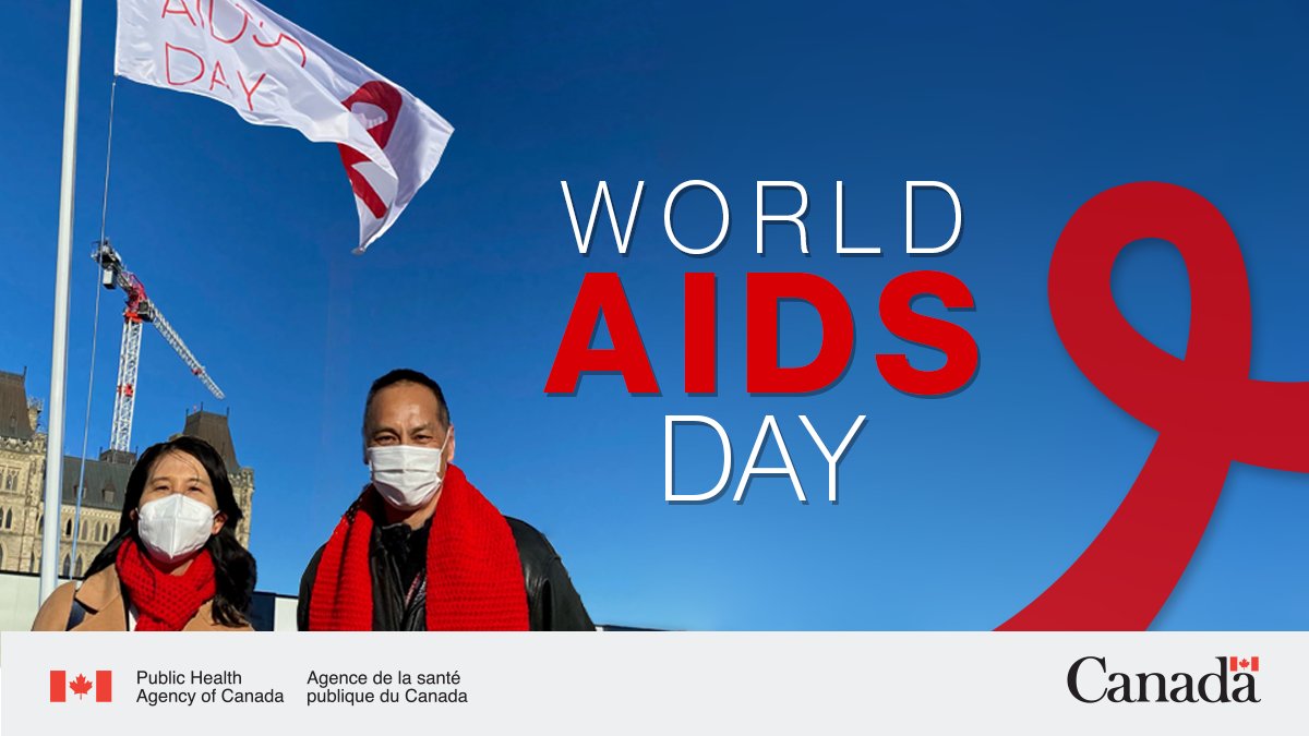 Today we joined community leaders on Parliament Hill to #RaiseTheFlag in honour of those we have lost to #AIDS and in solidarity with those living with #HIV. 
#WorldAIDSDay #IndigenousAIDSAwarenessWeek