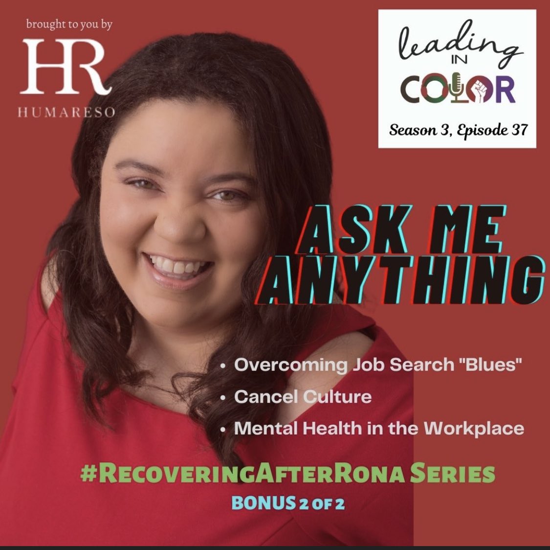 TheBuzzOnHR's tweet photo. 🚨NEW PODCAST EPISODE 🚨

Listen to my latest @leadingincolor episode now! 

#askmeanything #newpodcastepisode #DEIB #WOCpodcast 

https://t.co/bhELqbUYBe https://t.co/qs8NbwhHuv