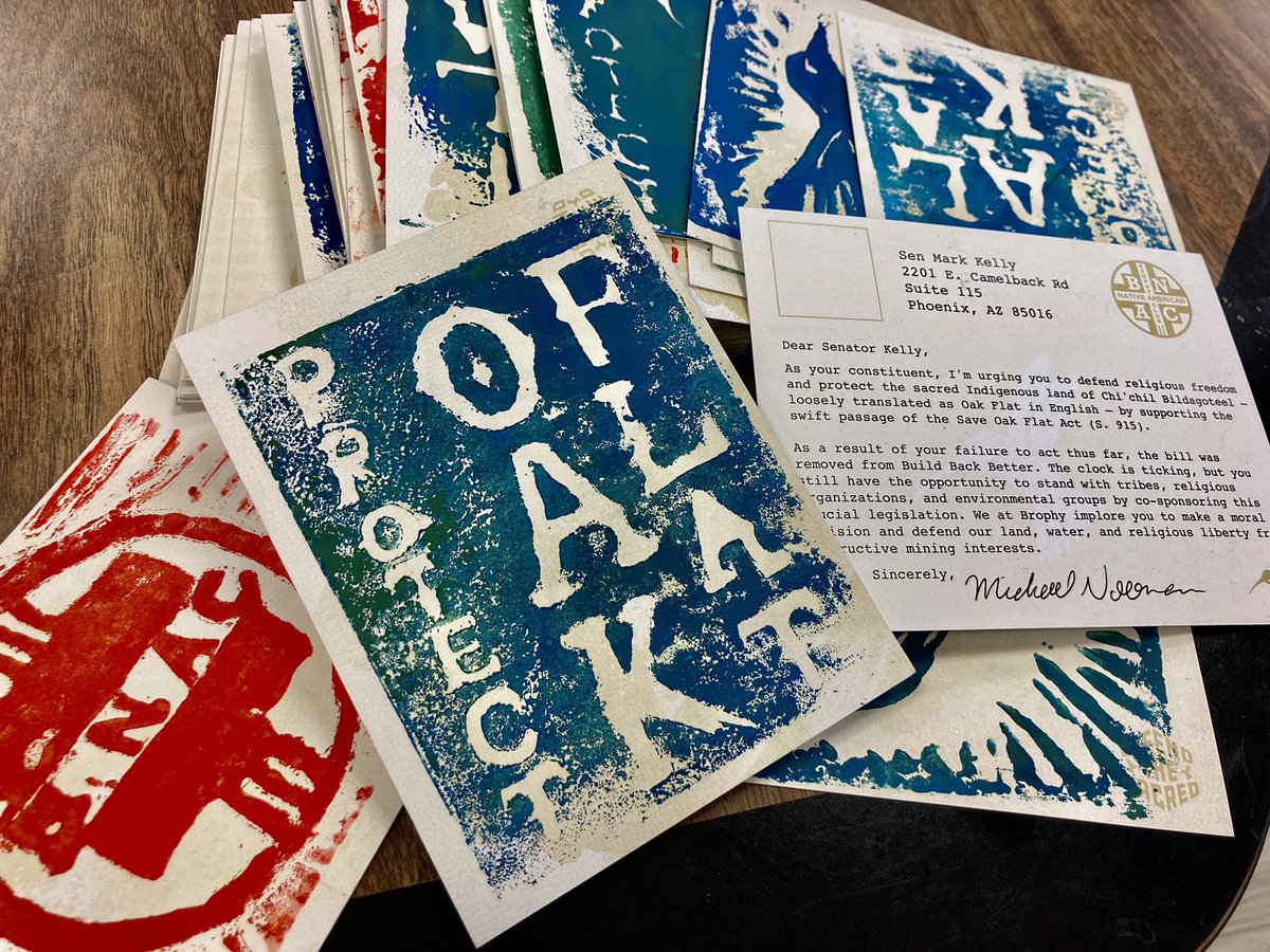 BrophyNAC's tweet photo. Excited to deliver these letters to @SenMarkKelly tomorrow! https://t.co/Tfoa6CyVgT