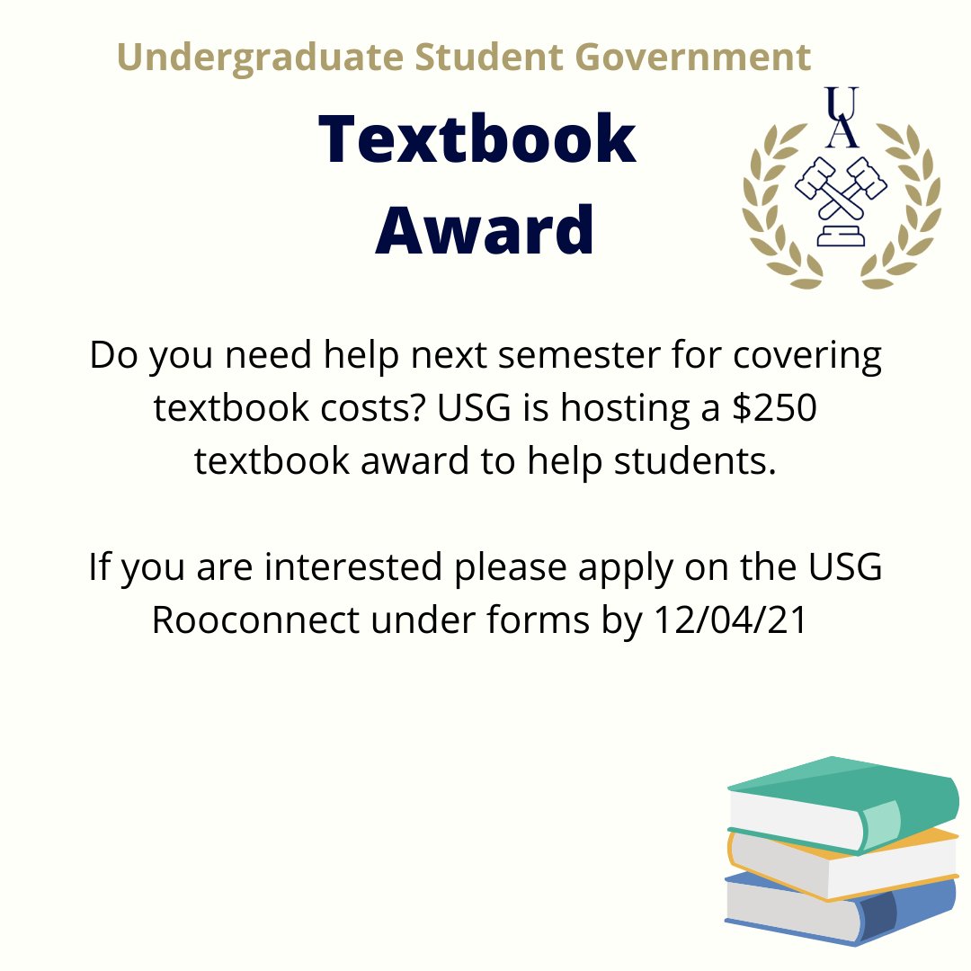 Only a few days left to apply for our textbook award. Apply now:  ow.ly/lV3Y50GPOPy