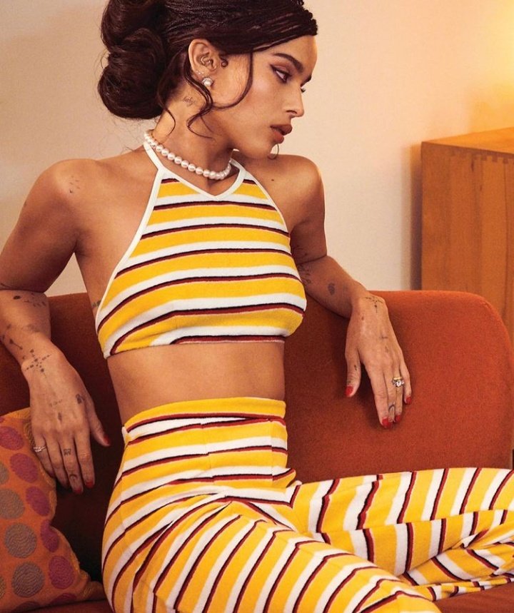 Aniversário da gata, a mulher mais perfeita que já pisou na terra Happy birthday Zoe Kravitz 