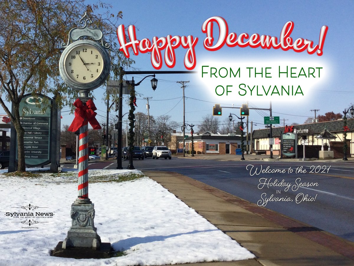 #Sylvania Happy Holidays Alert!
Welcome to the Merry Month of December in Sylvania!
#holidayseason #Hometown #SylvaniaOhio #BeMerry 
SimplySylvania.org