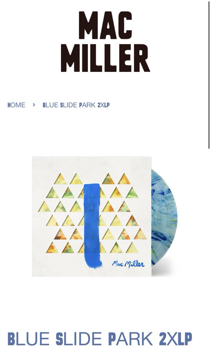 The BSP vinyl is beautiful

shop.macmillerswebsite.com/products/blue-…