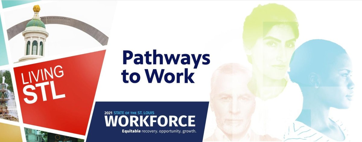WATCH ONLINE! Living St. Louis Special: Pathways to Work | bit.ly/3d6kV0m | Hear the results of STLCC’s 2021 State of the St. Louis Workforce Report. Quality jobs, pipelines to equitable opportunity, and transforming our region into an equitable place to live and work.