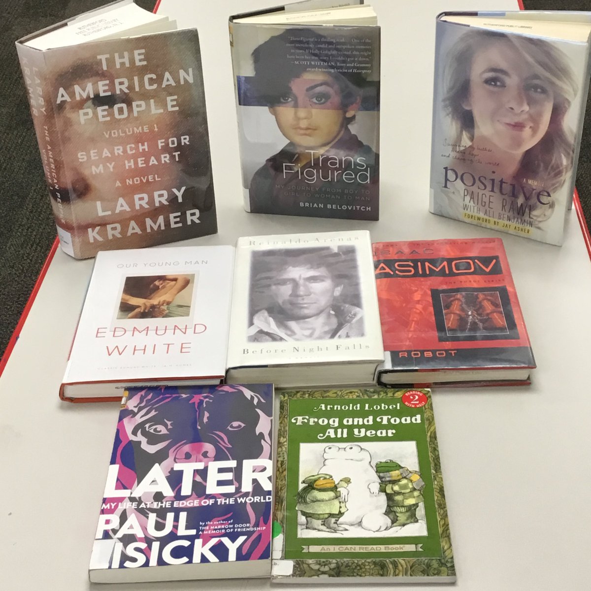 Rutherford_PL's tweet photo. Today is #WorldAidsDay2021, all of the books below are either written by or about a person living with AIDS, or about the epidemic itself #rutherfordlibrary #EndTheStigma #AIDSawareness #publiclibraries https://t.co/KqwYBXVc86